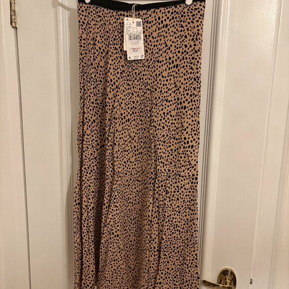 Mango Skirt Size S-M Cheetah Print - Picture 1 of 1